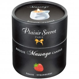 хигиена,тяло,plaisir,secret,strawberry,massage,candle,white,(black)