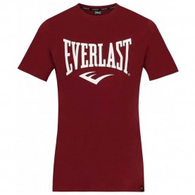 тениска,мъжки,тениски,everlast,russel,basic,short,sleeve,t,shirt,red,(wine)