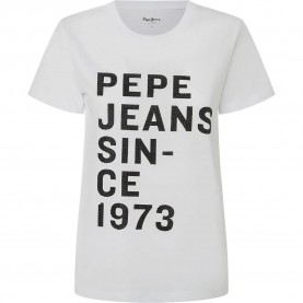 тениска,дамски,тениски,pepe,jeans,gio,short,sleeve,t,shirt,white,(white)