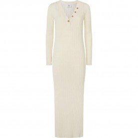 рокля,дамски,поли,и,рокли,pepe,jeans,izabel,long,sleeve,long,dress,white