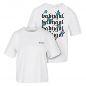 тениска,дамски,тениски,miss,tee,babygal,short,sleeve,t,shirt,white