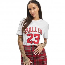 тениска,дамски,тениски,miss,tee,ballin,23,short,sleeve,t,shirt,white,(white)