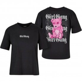 детска,тениска,дамски,тениски,miss,tee,girl,gang,short,sleeve,t,shirt,black