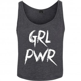 тениска,дамски,тениски,miss,tee,grl,pwr,sleeveless,t,shirt,grey,(charcoal)
