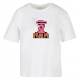 Тениска Miss tee I Don´t Care short sleeve T-shirt - White тениска,дамски,тениски,miss,tee,i,don´t,care,short,sleeve,t,shirt,white