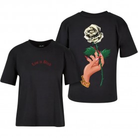 тениска,дамски,тениски,miss,tee,love,is,blind,short,sleeve,t,shirt,black,(black)