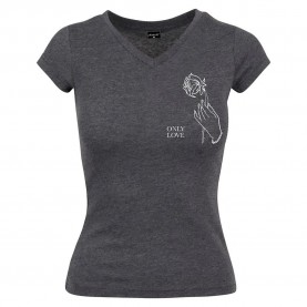 тениска,дамски,тениски,miss,tee,only,love,short,sleeve,t,shirt,charcoal,(grey)