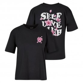 тениска,дамски,тениски,miss,tee,self,love,club,short,sleeve,t,shirt,black,(black)