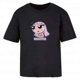 тениска,дамски,тениски,miss,tee,whatever,short,sleeve,t,shirt,black,(black)