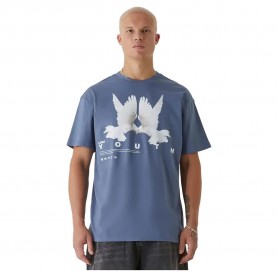 юношеска,тениска,мъжки,тениски,дамски,тениски,lost,youth,dove,short,sleeve,t,shirt,blue,(vintage,blue)