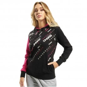 блуза,дамски,блузи,dangerous,dngrs,down,to,earth,sweatshirt,black,(black,pink)
