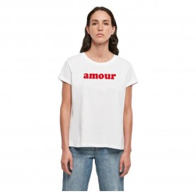 тениска,дамски,тениски,miss,tee,amour,short,sleeve,t,shirt,white,(white)