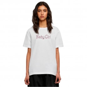 бебешка,тениска,дамски,тениски,miss,tee,baby,girl,short,sleeve,t,shirt,white,(white)