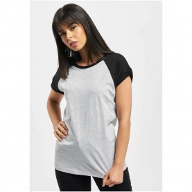 Тениска Def Niko short sleeve T-shirt - Grey (Light Grey / Black) тениска,дамски,тениски,def,niko,short,sleeve,t,shirt,grey,(light,grey,black)