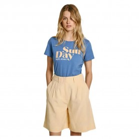 тениска,дамски,тениски,pepe,jeans,effie,short,sleeve,t,shirt,sea,blue,(blue)