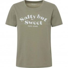 Тениска Pepe jeans Effie short sleeve T-shirt - Green (Washed Green) тениска,дамски,тениски,pepe,jeans,effie,short,sleeve,t,shirt,green,(washed,green)