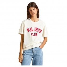 Тениска Pepe jeans Lansdowne short sleeve T-shirt - White (Off White) тениска,мъжки,тениски,дамски,тениски,pepe,jeans,lansdowne,short,sleeve,t,shirt,white,(off,white)