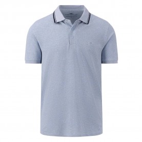 Fynch hatton 14041307 short sleeve polo - Blue (Summer Breeze) дамски,блузи,с,яка,мъжки,блузи,с,яка,fynch,hatton,14041307,short,sleeve,polo,blue,(summer,breeze)