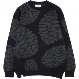 блуза,мъжки,пуловери,makia,cones,sweater,black