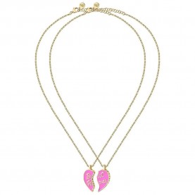 бижутерия,chiara,ferragni,j19avi01,necklace,pink,(golden)