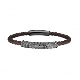 бижутерия,police,peagb2214903,bracelet,brown