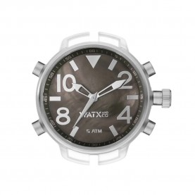часовник,часовници,watx,rwa3714,watch,silver,(transparent,brown)