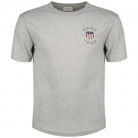 тениска,мъжки,тениски,gant,2003269,short,sleeve,t,shirt,grey,melange,(grey)