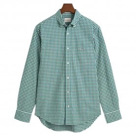 риза,с,дълъг,ръкав,мъжки,ризи,gant,classic,gingham,long,sleeve,shirt,green