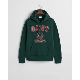 суичър,мъжки,пуловери,gant,front,graphic,hoodie,green