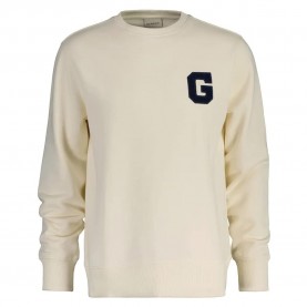 блуза,мъжки,пуловери,gant,graphic,sweatshirt,cream,(beige)