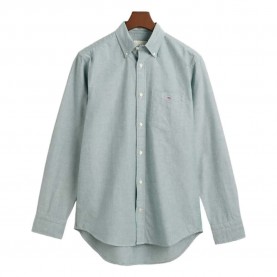 риза,с,дълъг,ръкав,мъжки,ризи,gant,oxford,long,sleeve,shirt,deep,forest,green,(blue)