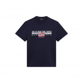 тениска,мъжки,тениски,napapijri,aylmer,short,sleeve,t,shirt,dark,blue,(blue)