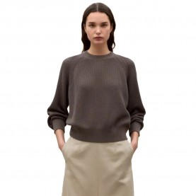 блуза,дамски,пуловери,дамски,плетени,дрехи,ecoalf,noni,sweater,dark,grey,(brown)