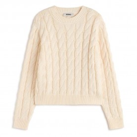 блуза,дамски,пуловери,дамски,плетени,дрехи,ecoalf,til,sweater,beige