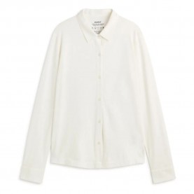 риза,с,дълъг,ръкав,дамски,блузи,дамски,ризи,ecoalf,vaasa,long,sleeve,shirt,off,white,(white)