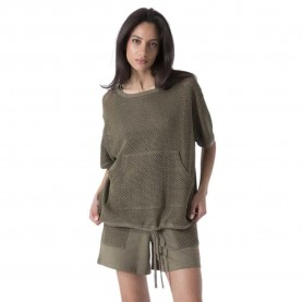 тениска,дамски,тениски,everlast,crochet,short,sleeve,t,shirt,green,(military,green)