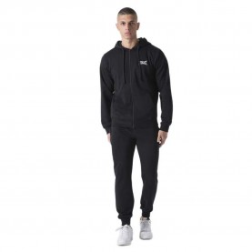 анцуг,мъжки,анцузи,everlast,hooded,zip,top+pant,tracksuit,black