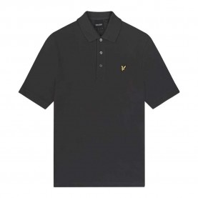 мъжки,блузи,с,яка,lyle,&,scott,plain,short,sleeve,polo,gunmetal,(grey)