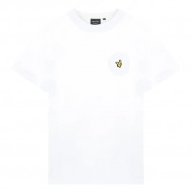 тениска,мъжки,тениски,lyle,&,scott,slub,short,sleeve,t,shirt,white,(white)