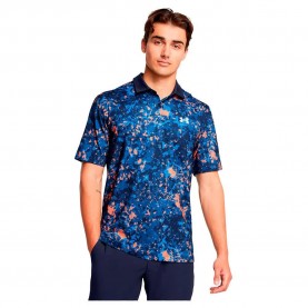 Блуза с яка Under armour golf Tee to green Printed short sleeve polo - Multicolor (Flare Orange / Tech Blue / Midnight Navy) блуза,с,яка,мъжки,блузи,с,яка,under,armour,golf,tee,to,green,printed,short,sleeve,polo,multicolor,(flare,orange,tech,blue,midnig