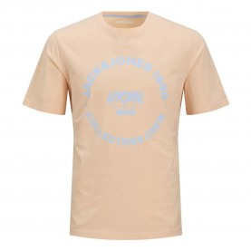 тениска,мъжки,тениски,jack,&,jones,simon,short,sleeve,t,shirt,peach,parfait,print,big,(beige)