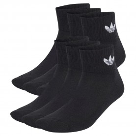 чорапи,мъжки,чорапи,adidas,originals,mid,short,socks,6,pairs,black