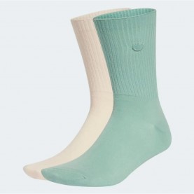 чорапи,мъжки,чорапи,adidas,originals,premium,essentials,crew,socks,2,pairs,blue,grey,(hazy,green,wonder,white)