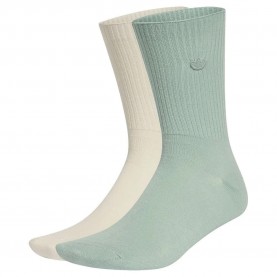 чорапи,мъжки,чорапи,adidas,originals,premium,essentials,crew,socks,2,pairs,trace,grey,s17,preloved,ink,(green,white)