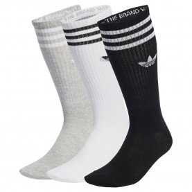 чорапи,мъжки,чорапи,adidas,originals,solid,crew,socks,3,pairs,multicolor,(white,medium,grey,heather,black)