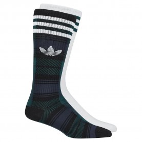 чорапи,мъжки,чорапи,adidas,originals,tartan,crew,socks,2,pairs,white,blue,(night,indigo,white)
