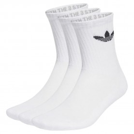 чорапи,мъжки,чорапи,adidas,originals,trefoil,cushion,crew,socks,3,pairs,white