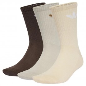 чорапи,мъжки,чорапи,adidas,originals,trefoil,cushion,crew,socks,6,pairs,brown,putty,grey,crystal,sand,(multicolor)