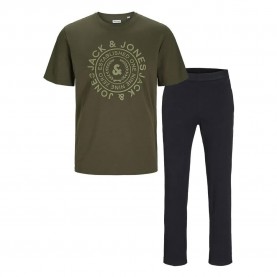 пижама,детски,пижами,jack,&,jones,athens,short,sleeve,pyjama,forest,night,black,(green,black)