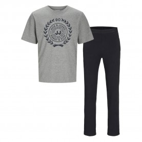 пижама,детски,пижами,jack,&,jones,athens,short,sleeve,pyjama,light,grey,melange,black,(black,grey)
